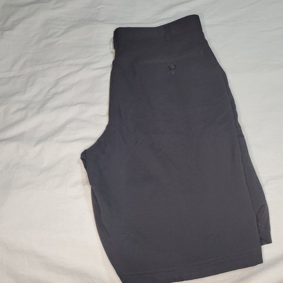 Lone Cypress By Pebble Beach Black Performance‎ Shorts Size 34 Polyester Stretch - Picture 9 of 9